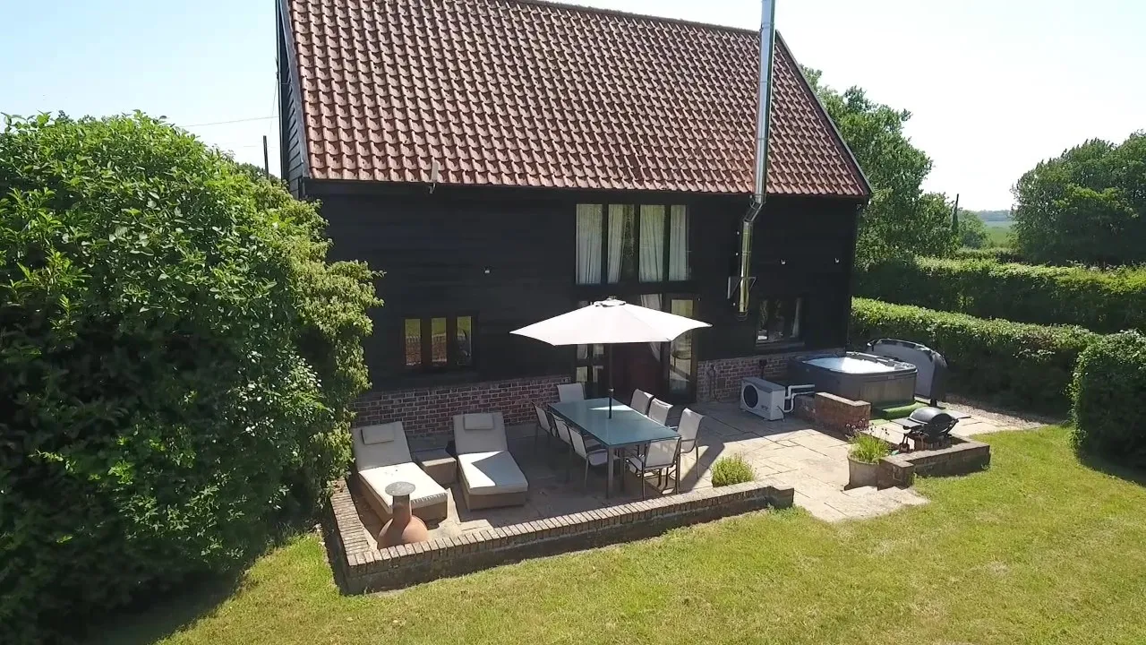 Secluded private barn garden